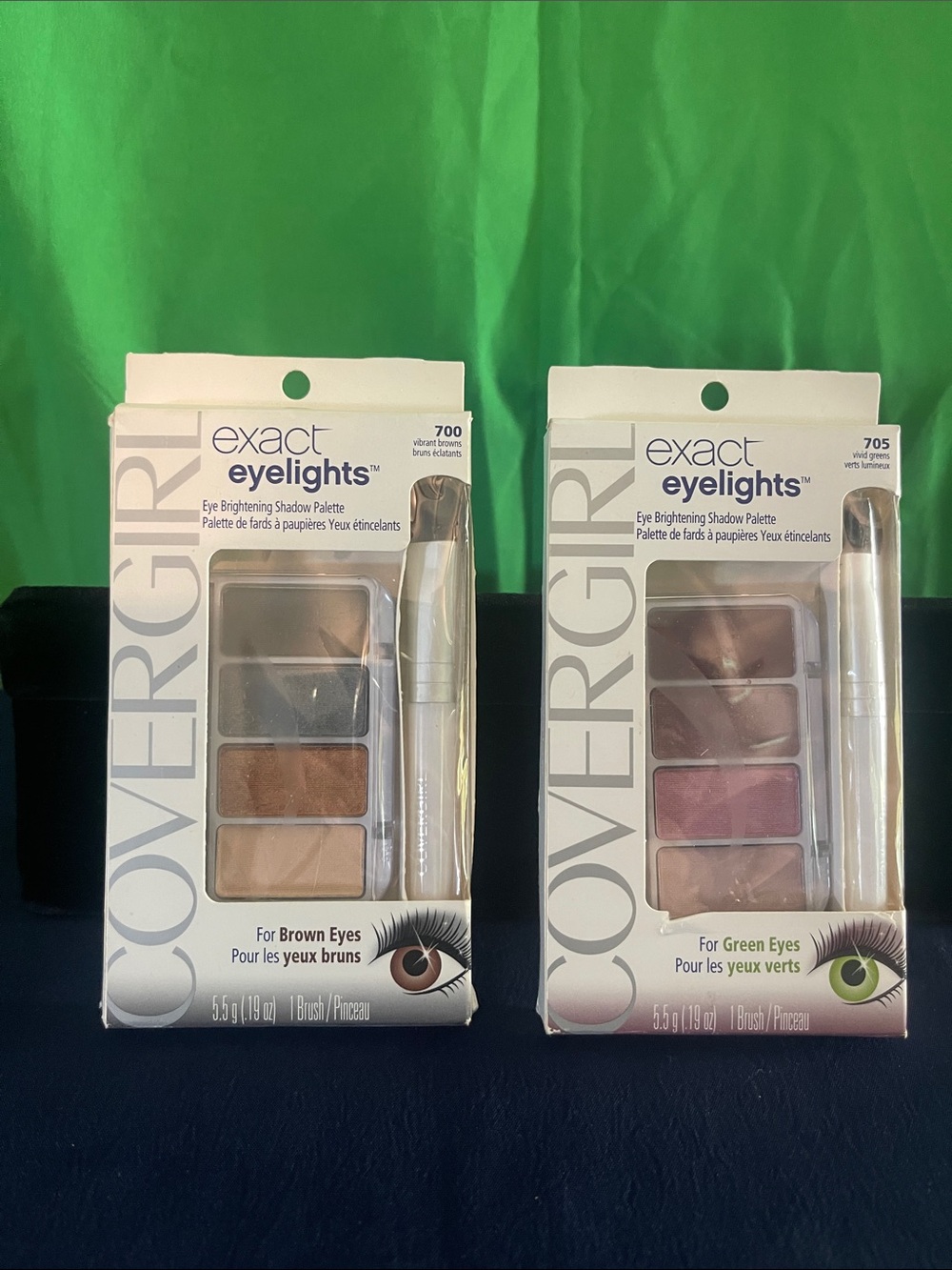 COVERGIRL Exact Eyelights Shadow Palettes Duo - Taupe Brown & Soft Plum Pink